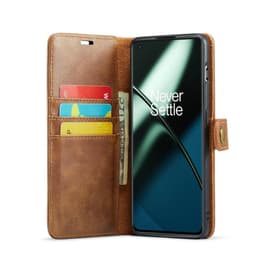 Mobil lommebok DG-Ming 2i1 OnePlus 11 - Brun
