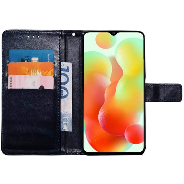 Mobil lommebok 3-kort Xiaomi Redmi 12C - Mørkeblå