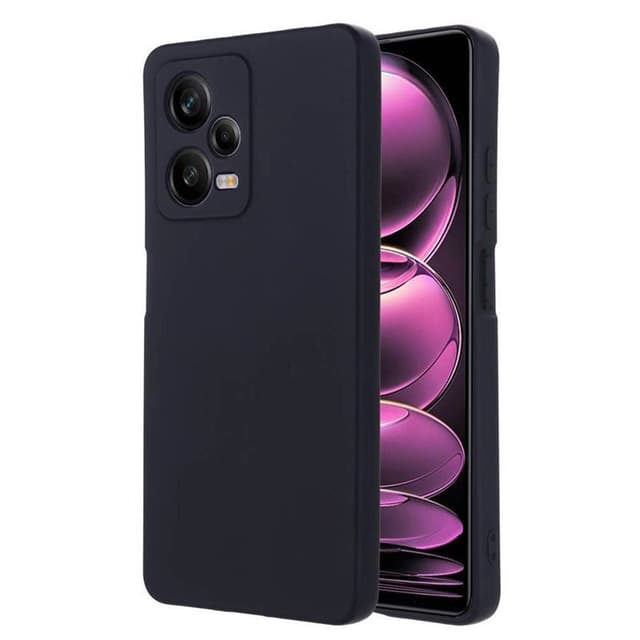 Liquid silikon skal Xiaomi Redmi Note 12 Pro 5G - Svart