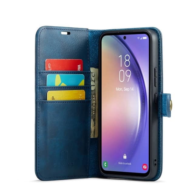 Mobilplånbok DG-Ming 2i1 Samsung Galaxy A54 5G - Blå
