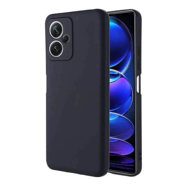 Liquid silikondeksel Xiaomi Redmi Note 12 5G - Svart