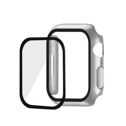 Smart urkasse med skærmbeskytter Sølv 45 mm Apple Watch 7