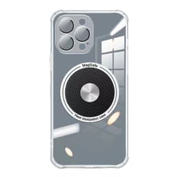 Mobiltelefonetui trådløs opladning understøtter varmeafledning Sort iPhone 14 Pro