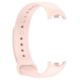 Silikonarmband med gummiplugg Rosa Mi Band 8