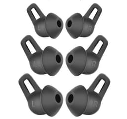 Anti-halk sportöronsnäckor täcker silikon 3 storlekar 3 par Sort Huawei FreeLace Pro