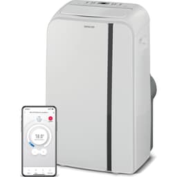 Mobilt klimaanlegg. 47 m2, 12 000 BTU/t med Wi-Fi-funksjoner