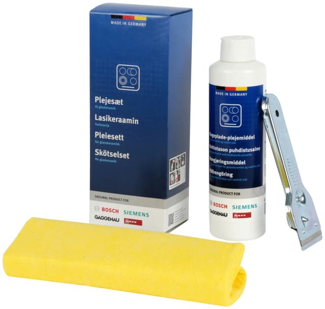 Bosch rengjøringssett for keramiske glasstopper 00312123