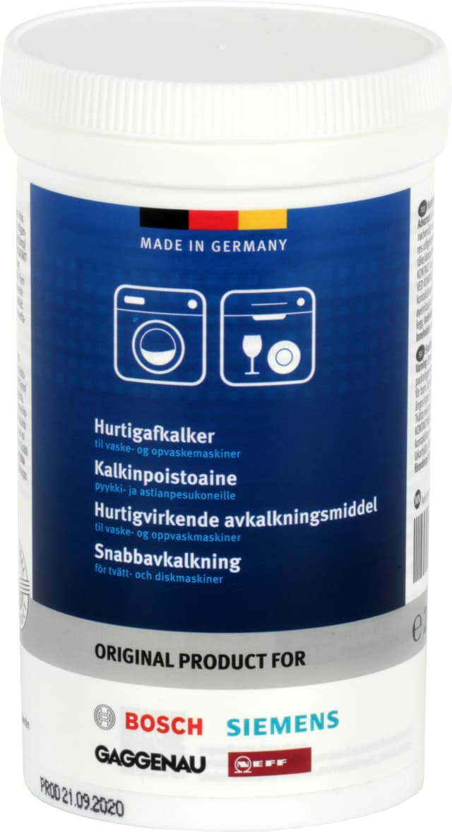 avkalkning för tvättmaskin och diskmaskin 00312213