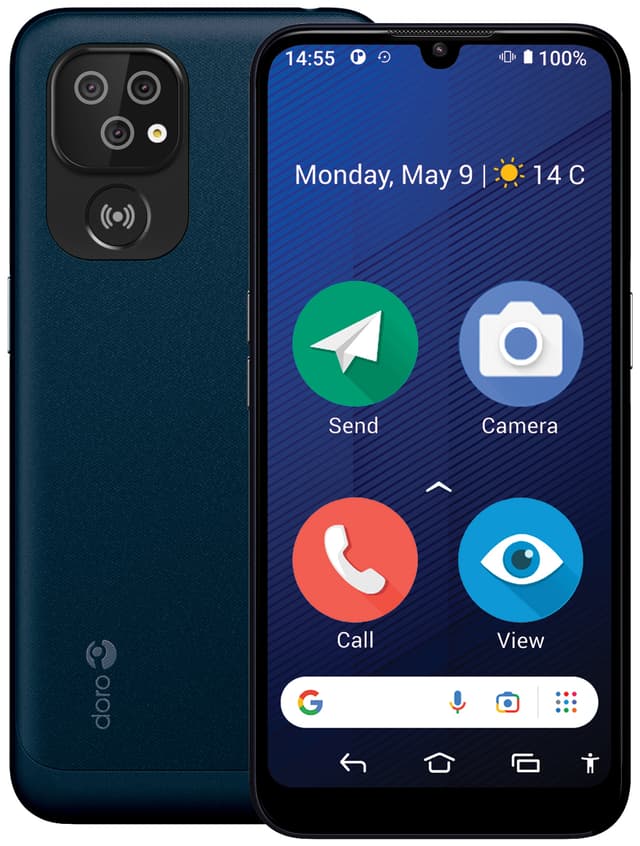 Doro 8210 4/64GB smarttelefon (blå)