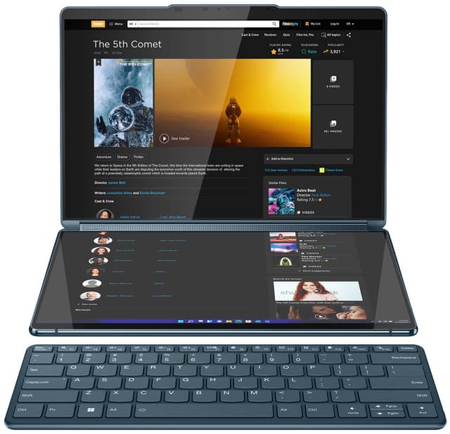 Lenovo Yoga Book 9i i7/16/1000 13,3" 2-i-1 bærbar PC (blå)