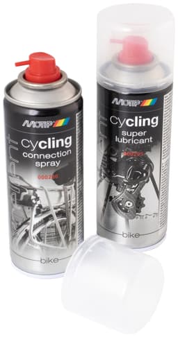 Motip e-bike kontaktspray og supersmøremiddel 200ml 000286/000293