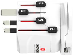 SKross PRO universal reiseadapter med USB 3310026