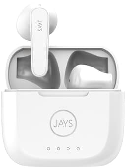 Jays t-Five+ true wireless in ear-hörlurar (vita)