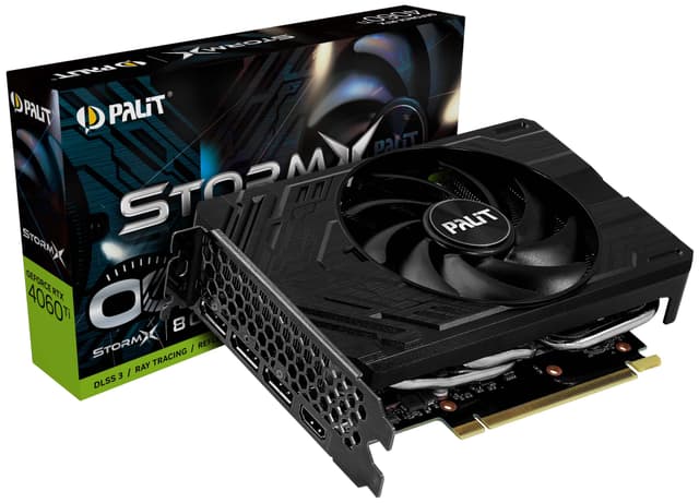 Palit GeForce RTX 4060 Ti StormX OC 8GB Gaming grafikkort - Elgiganten