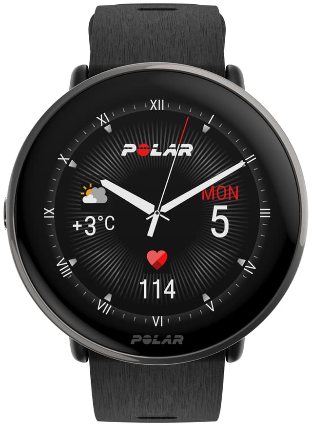 Polar Ignite 3 Titanium sportsklokke S-L (sort)