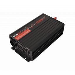 SKANBATT Inverter 12V 1000W (2000W) Slim Ren Sinus m/trådløs fjernkontroll Rev.2