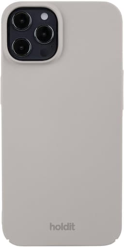 Holdit Slim Case iPhone 12/12 Pro deksel (gråbrun)
