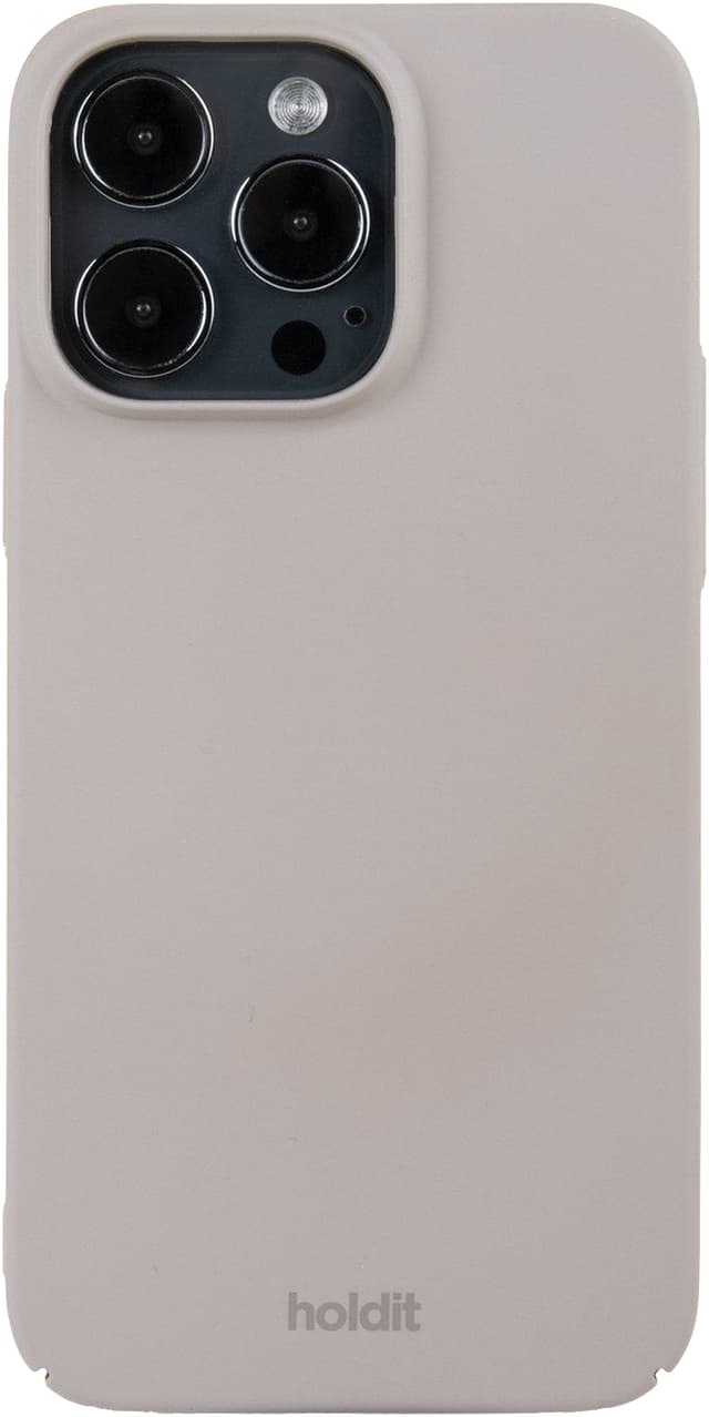 Holdit Slim Case iPhone 14 Pro Max fodral (brungrått)