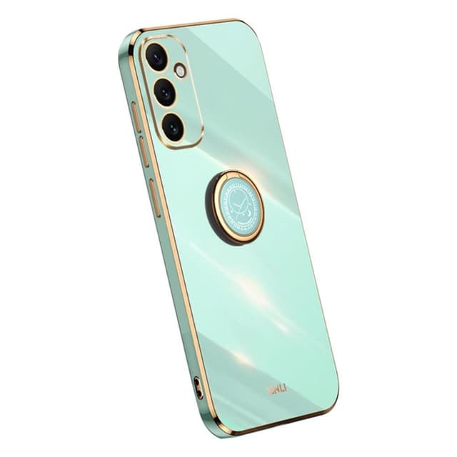 SKALO Samsung A34 5G XINLI TPU Cover med ring - Turkis