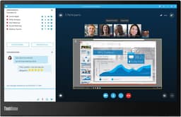 Lenovo ThinkVision M14 14" LCD skjerm 61DDUAT6EU (raven black)