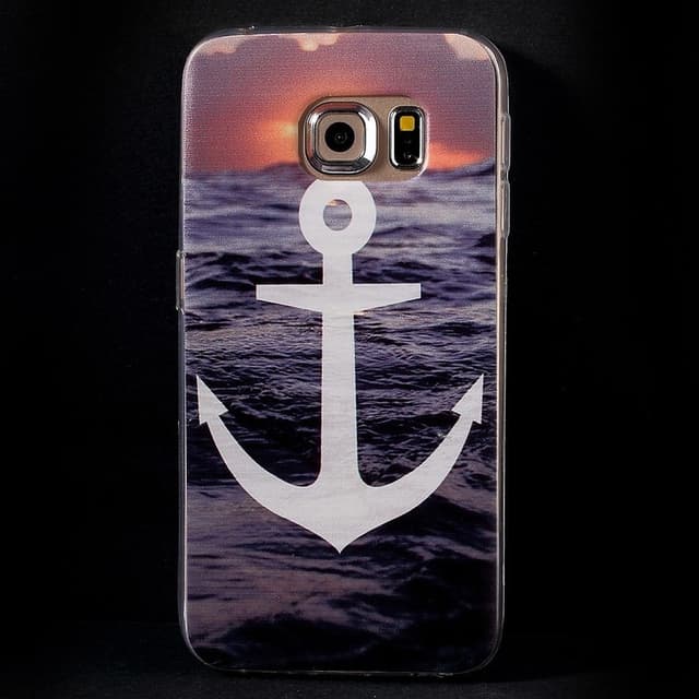 Samsung Galaxy S6 TPU skal Ankare / Anchor and Sea