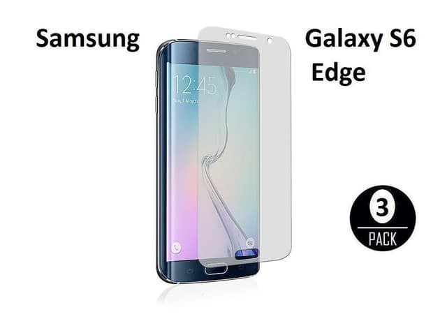 3st Skärmskydd till Samsung Galaxy S6 Edge + Putsduk