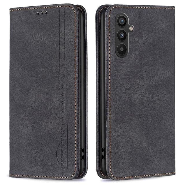 BINFEN COLOR Plånboksfodral för Samsung Galaxy A34 5G - Svart