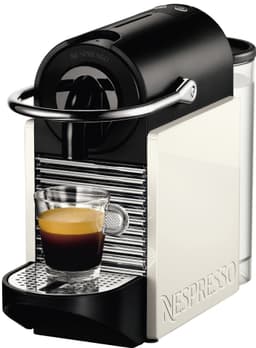 Nespresso Pixie Clips kapselmaskin D60 (hvit/rød)