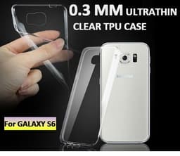 Samsung Galaxy S6 SM-G920F Slimmat TPU skal TRANSPARANT
