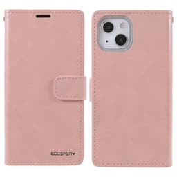 MERCURY GOOSPERY Blå Måne Pung Etui iPhone 13 Mini - Guld