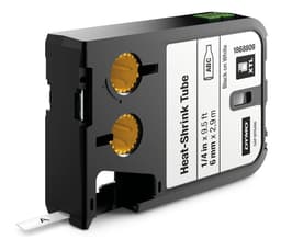 DYMO XTL Krympeslange, 6mm, svart på hvitt