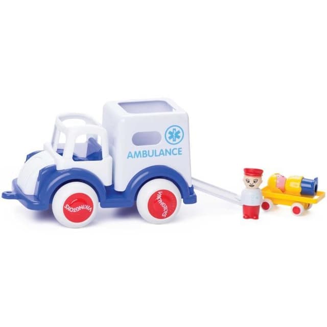 VikingToys Jumbo Ambulans m. Två Figurer Och En Bår