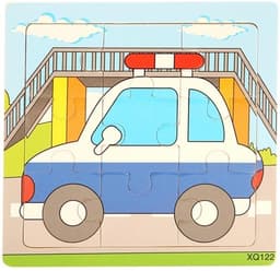 9-osainen palapeli, poliisiauto