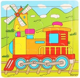 9-delt puslespil, Train