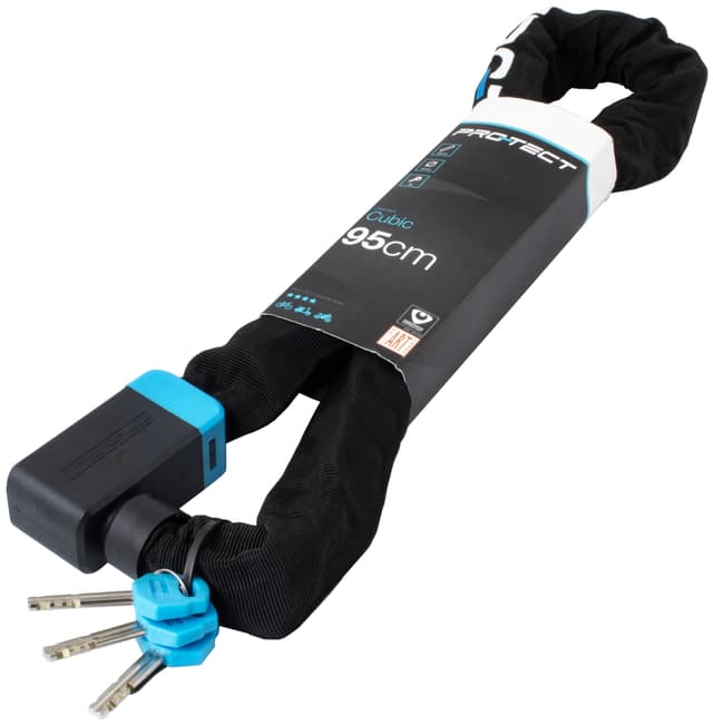 Pro-Tect Cubic sykkellås med kjetting 419170