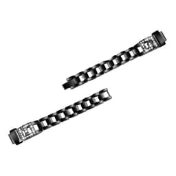 Bling rhinestone smart klokkerem slankt armbånd Sort Fitbit Inspire 1 / Inspire 2 / Inspire HR / Inspire 3