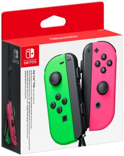 Nintendo Switch Joy-Con kontroller par (neongrön + neonrosa)