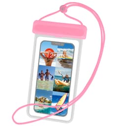 Undervanns telefonveske Universal vanntett telefonveske Rosa