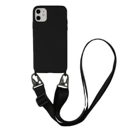 TPU-puhelinkotelo kaulanauhalla Musta iPhone 13 Pro Max