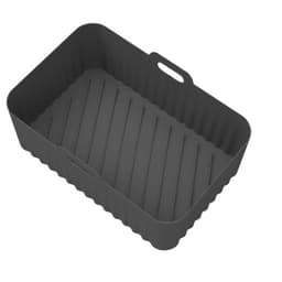 Silikonskål för fritös 19,5x12,7x7 cm Sort
