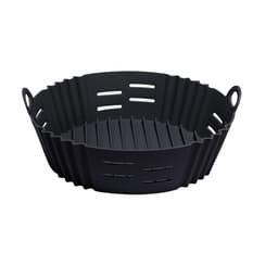 Air Fryer silikongryta 20x7x16CM Sort