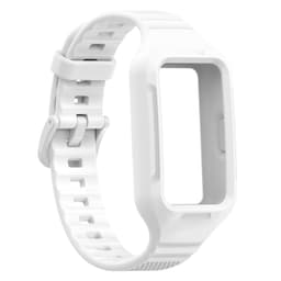 Huawei Band 8,7,6 Universal Integrated Texture Strap Hvit