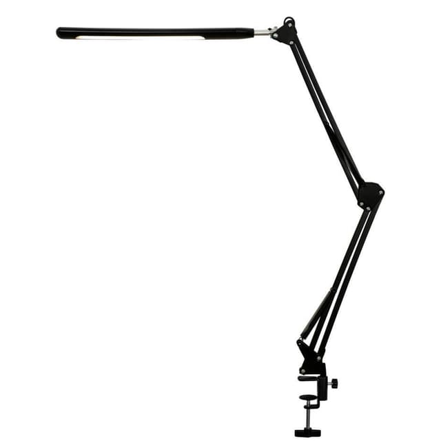 INF Skrivebordslampe med justerbar svingarm i sort