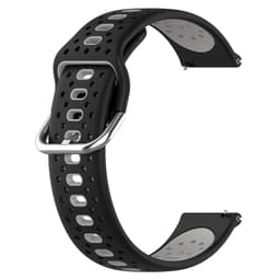 Silikonarmbånd 20 mm for Samsung / Huawei / Garmin Grå