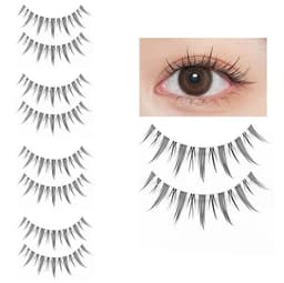Lösögonfransar Natural Look 5 par Sort