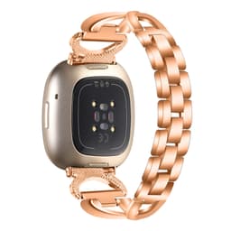 INF Kimalteleva zirkoniseoksesta valmistettu ranneke Ruusukulta Fitbit Versa3 / Fitbit Versa 4