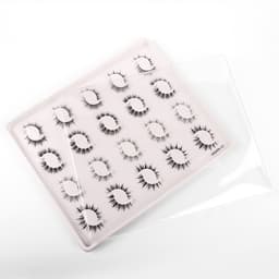 4 kokoa tekoripset luonnolliset 20 paria Musta