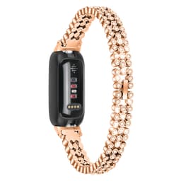 INF Bling zirkonlegering armbåndlignende armbånd Rose gull Fitbit Inspire 3
