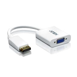 Displaykabel DisplayPort hane - VGA Hona 0.15 m Vit