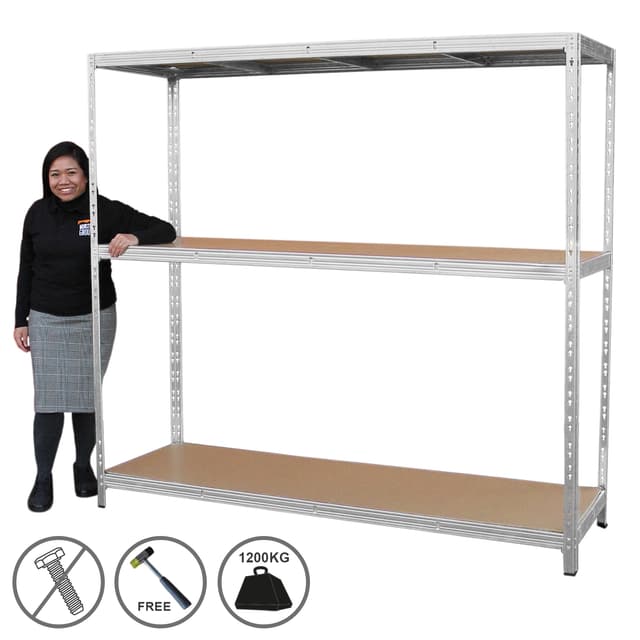 Galvaniseret stål tungduty reoler